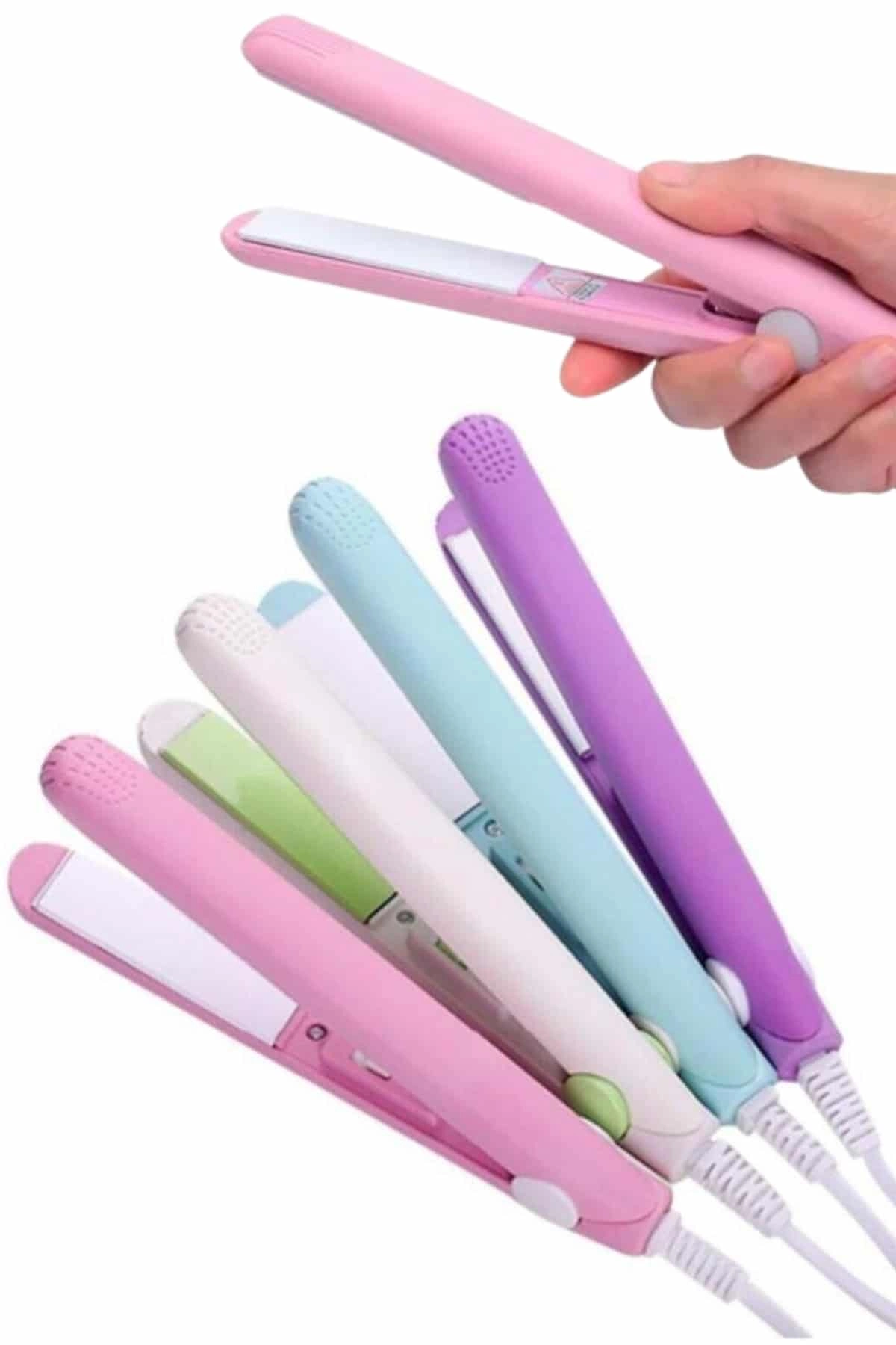 Mini Düzleştirici Seramik Kaplama Seyahat Tipi Elektriklenme Karşıtı ( Lisinya )