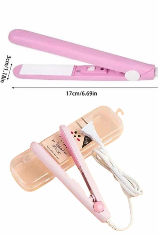 Mini Düzleştirici Seramik Kaplama Seyahat Tipi Elektriklenme Karşıtı ( Lisinya )