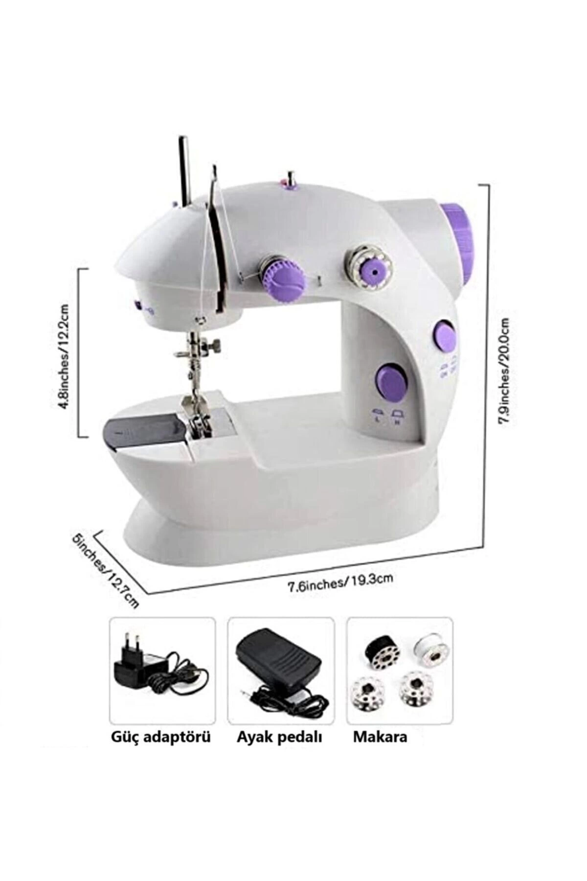 Mini Ev Dikiş Makinesi Pedallı Sewıng Machine ( Lisinya )