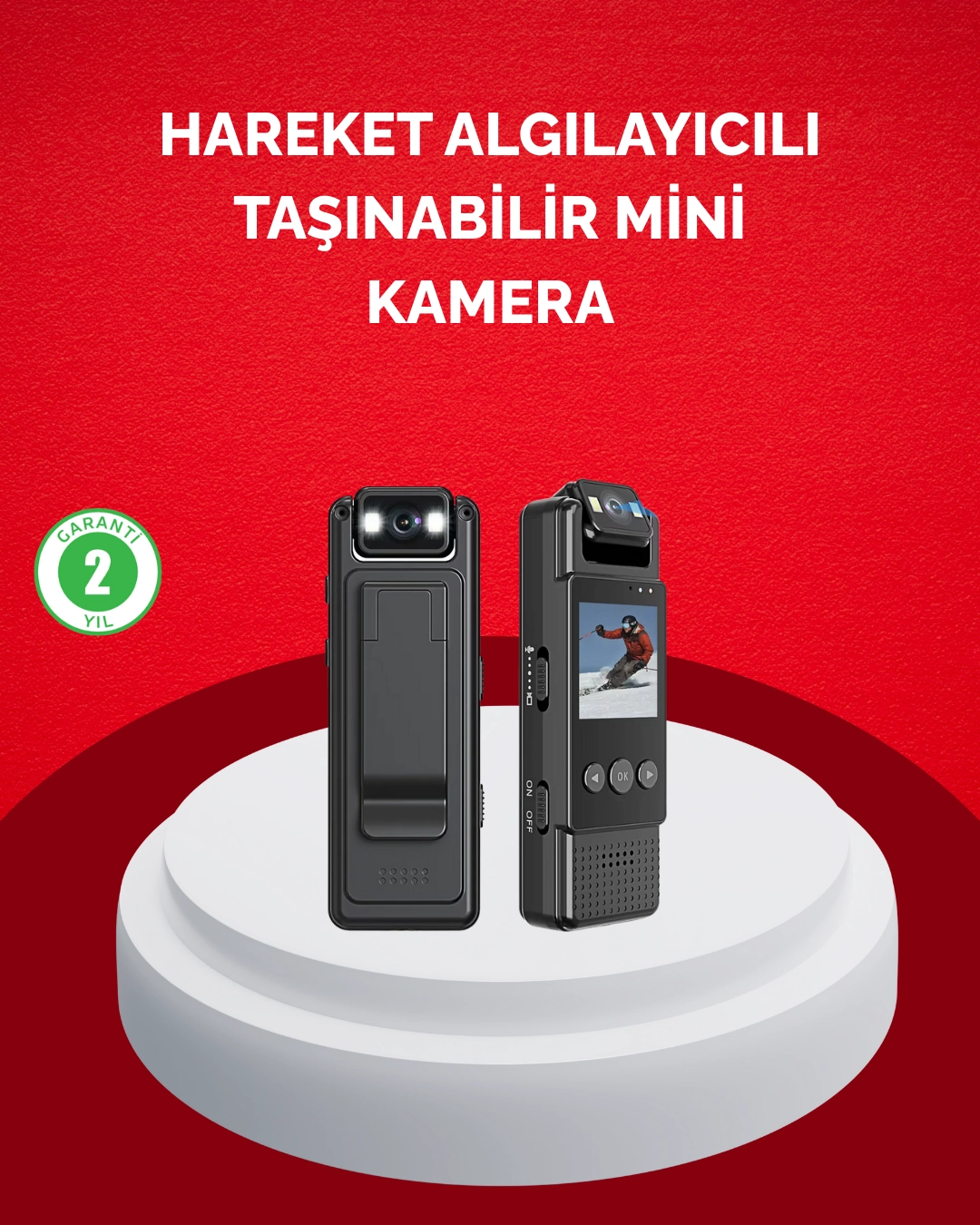 Mini Kamera 1080p Full Hd Taşınabilir Güvenlik Ve Kayıt Cihazı ( Lisinya )