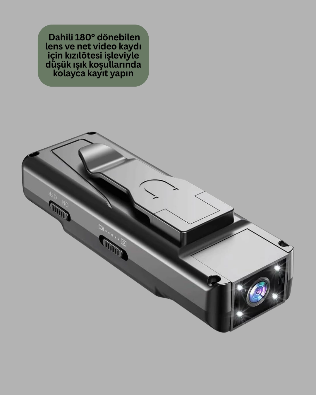 Mini Kamera 1080p Full Hd Taşınabilir Güvenlik Ve Kayıt Cihazı ( Lisinya )