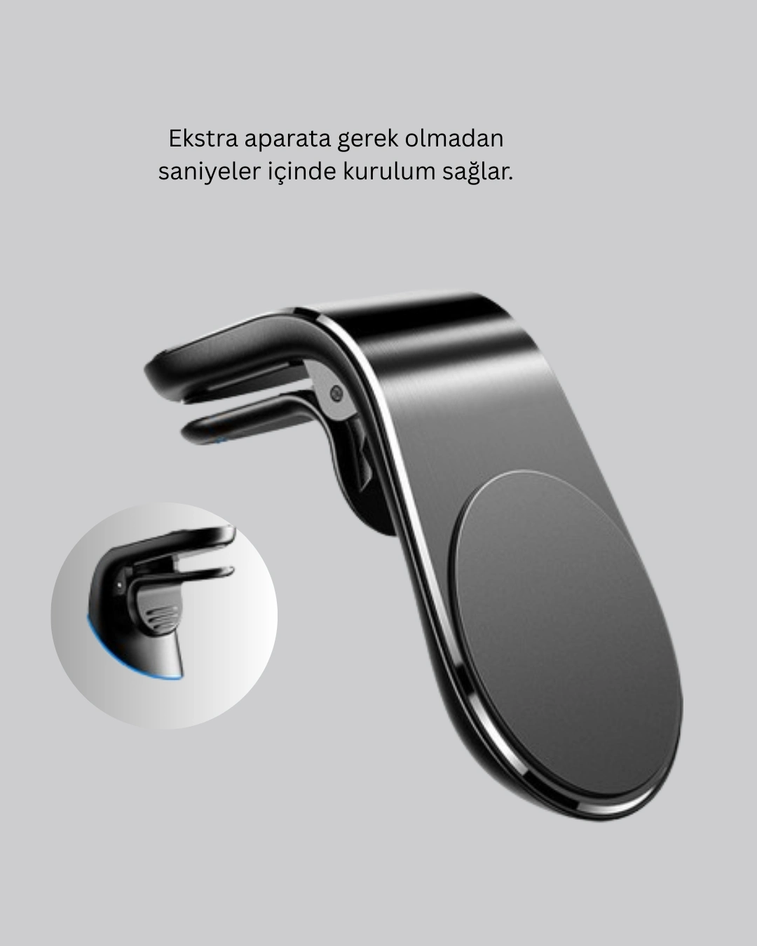 Mini Manyetikli Araç Telefon Tutucu ( Lisinya ) Mini Manyetikli Araç Telefon Tutucu ( Lisinya )