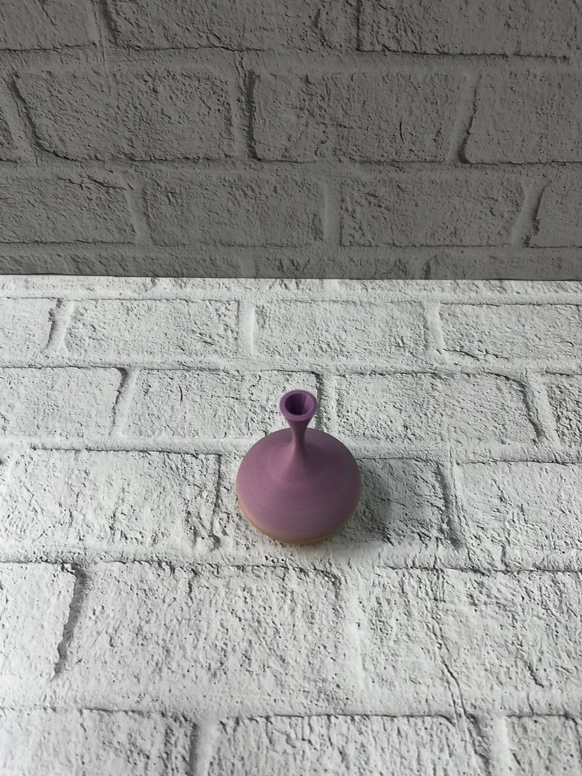 Mini Rainbow Dekoratif Vazo 8 Cm Renk Geçişli Modern Tasarım ( Lisinya )