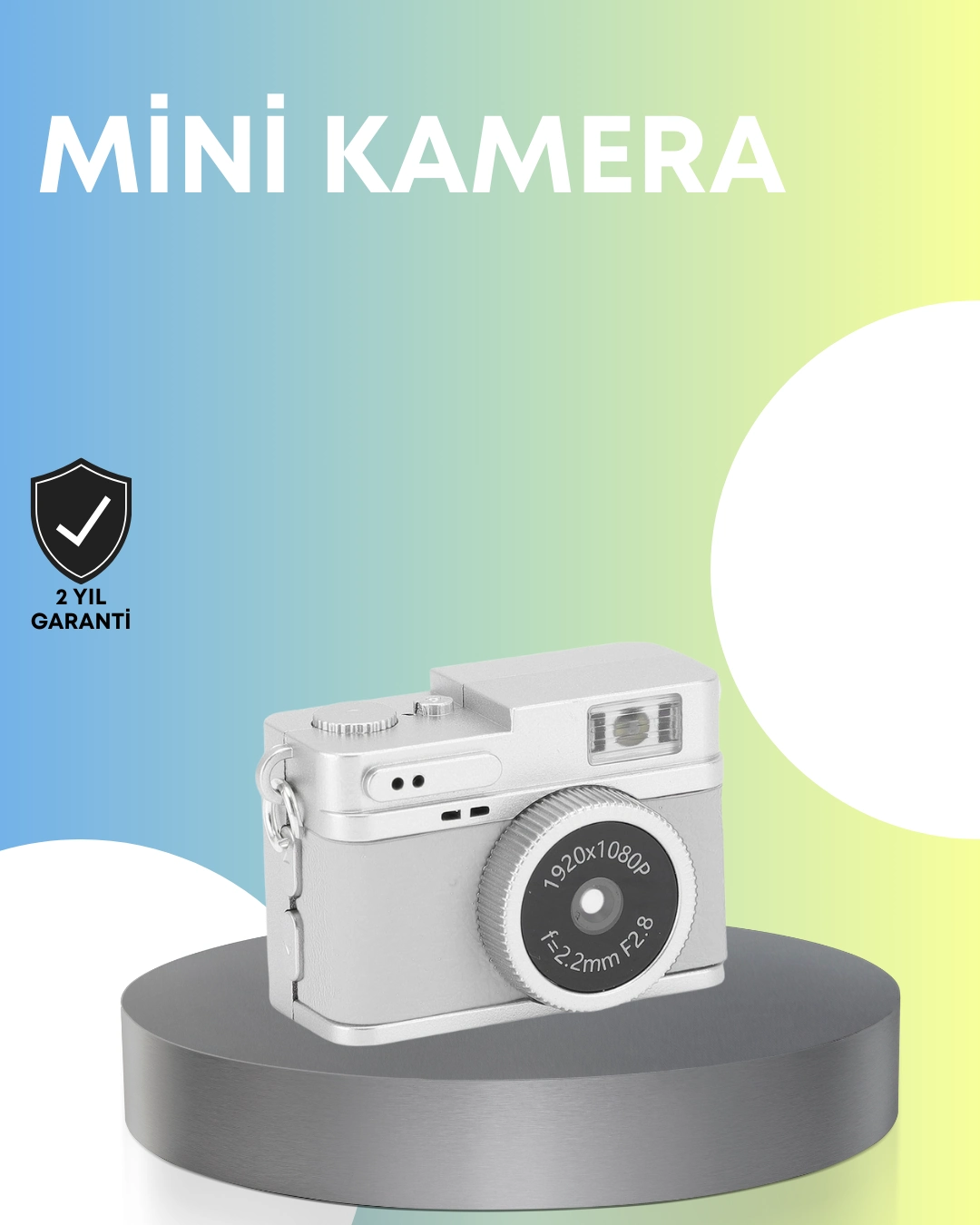 Mini Retro Dijital Kamera 1080p Full Hd Dahili 128gb Hafızalı ( Lisinya )