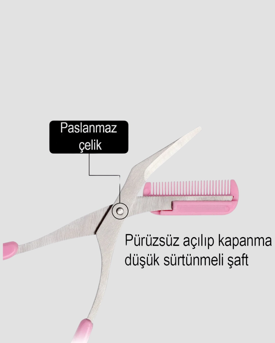 Mini Taraklı Kaş Düzeltici – Hassas Şekillendirme Ve Taşınabilir Tasarım ( Lisinya )