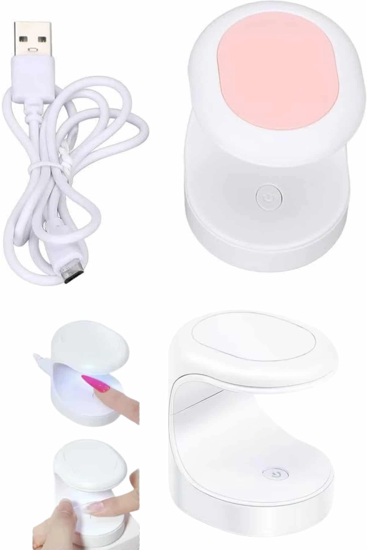 Mini Taşınabilir Kalıcı Oje Jel Tırnak Kurutucu Fototerapi Makinesi ( Lisinya )
