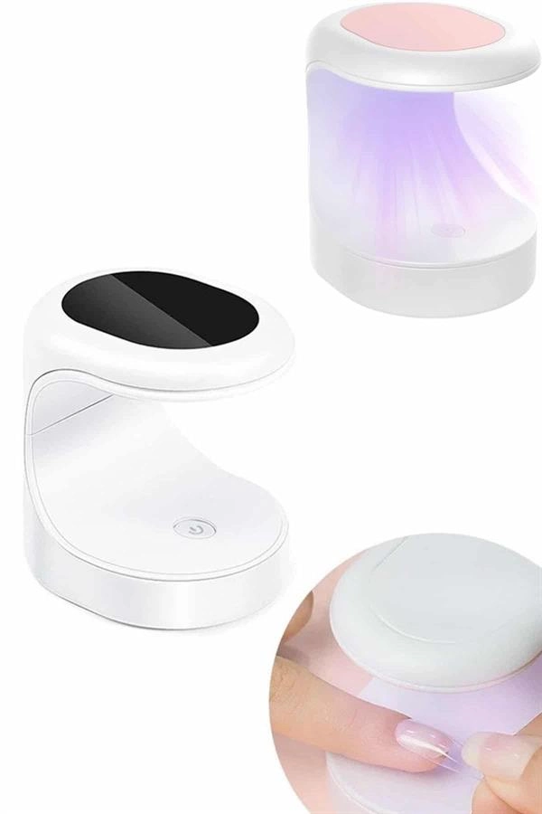 Mini Taşınabilir Kalıcı Oje Jel Tırnak Kurutucu Fototerapi Makinesi ( Lisinya )