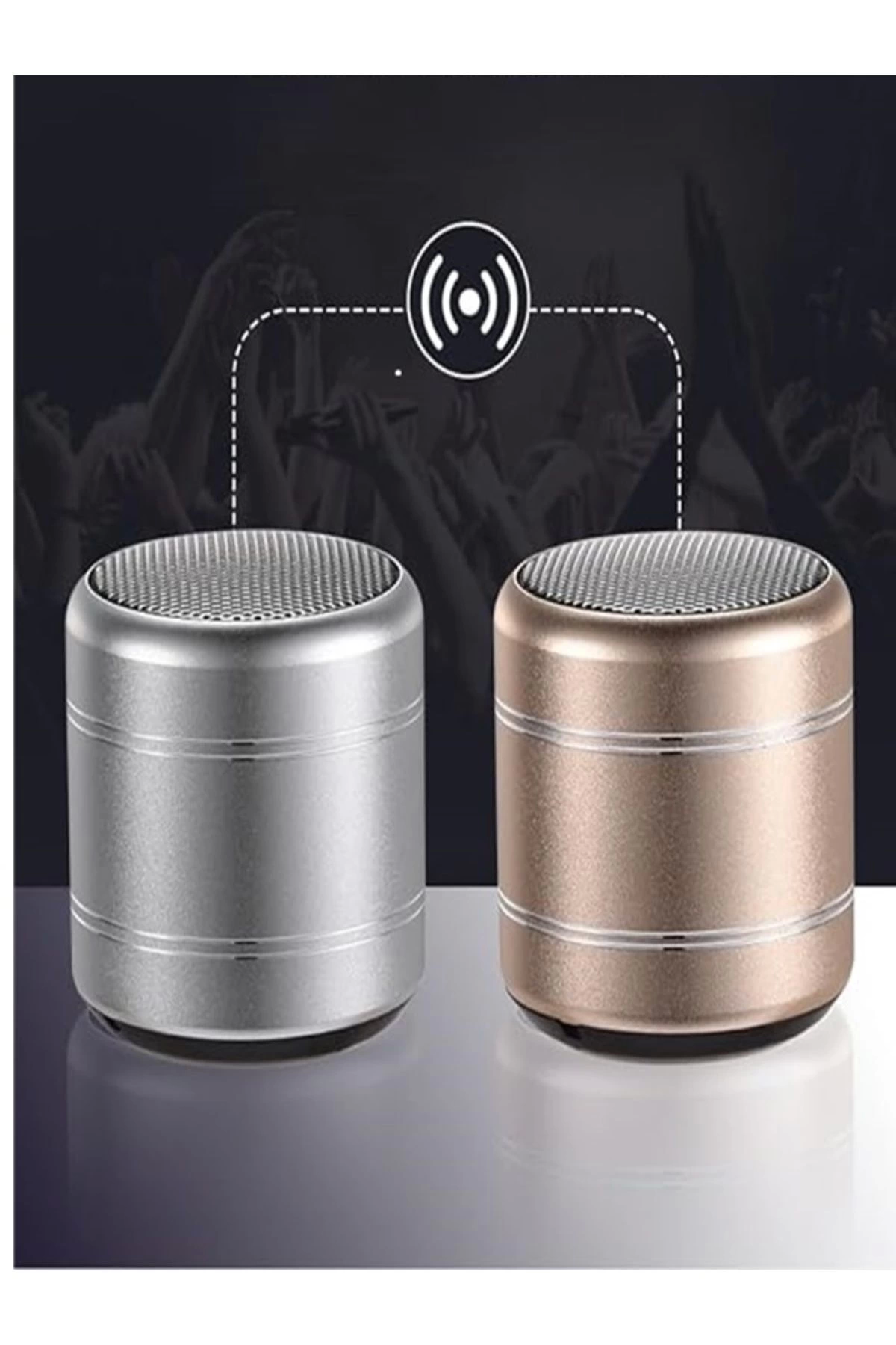 Mini Alüminyum Tws Kablosuz Bluetooth Hoparlör – Yuvarlak Metal Tasarım, Yüksek Bas Ve Taşınabilir Özellikler ( Lisinya ) Mini Alüminyum Tws Kablosuz Bluetooth Hoparlör – Yuvarlak Metal Tasarım, Yüksek Bas Ve Taşınabilir Özellikler ( Lisinya )