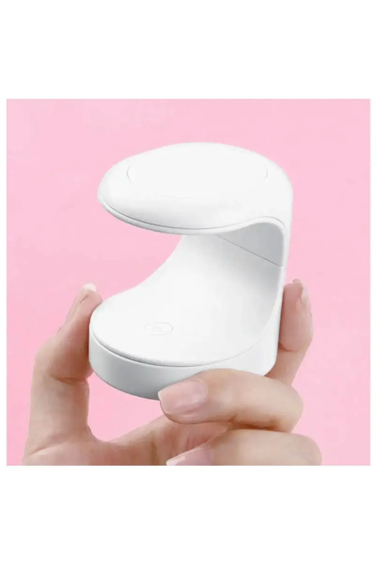Mini Uv Led Işık Oje Tırnak Kurutucu Tasarımlı Express Protez Tırnak Kiti Kurutma Cilası ( Lisinya )