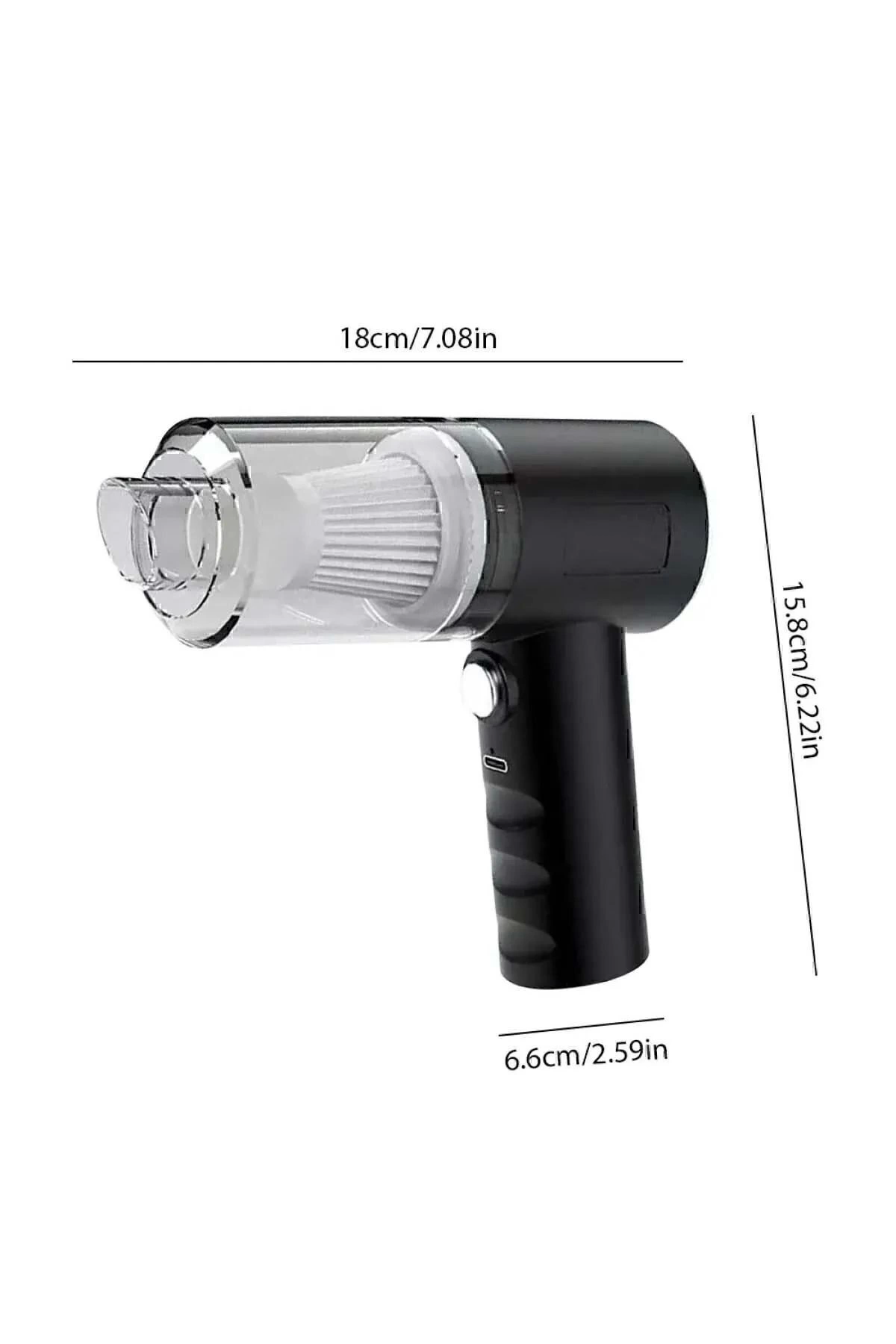 Mini Vakumlu Araç Süpürgesi El Süpürgesi Şarjlı Çok Fonksiyonlu Ev Aleti ( Lisinya ) Mini Vakumlu Araç Süpürgesi El Süpürgesi Şarjlı Çok Fonksiyonlu Ev Aleti ( Lisinya )