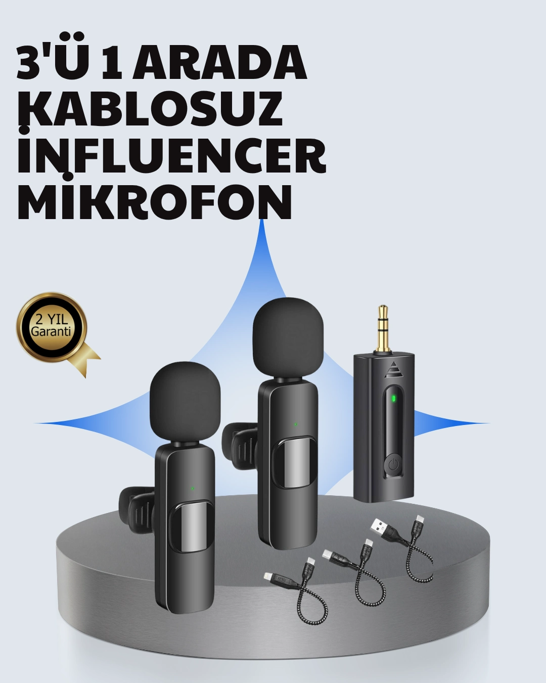 Mobil Uyumlu Mikrofon - Dış Mekân İçin İdeal ( Lisinya )