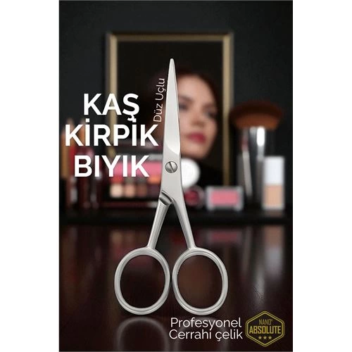 Kaş Kirpik Makası - Bıyık Makası ( Lisinya )