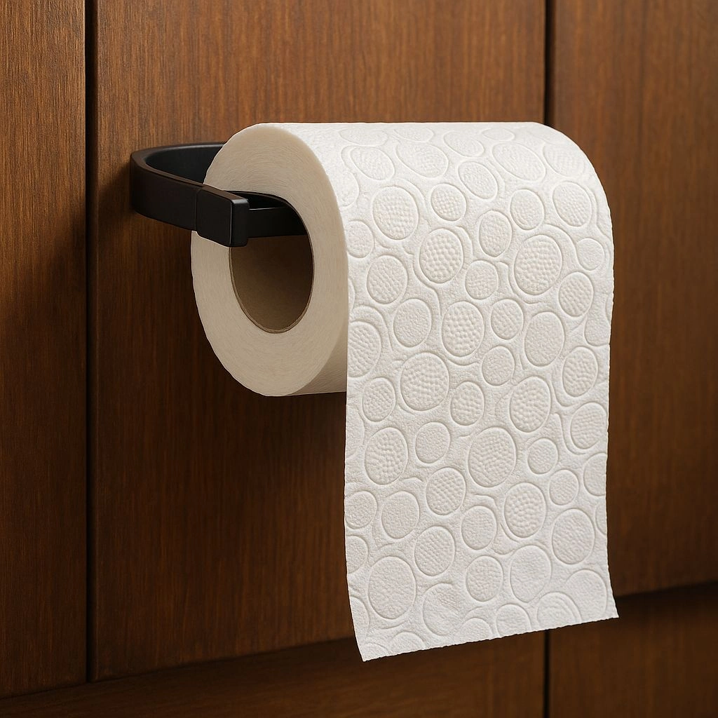 Modern Siyah Tuvalet Kağıtlığı Duvar Tipi Minimal Tasarım Peçetelik ( Lisinya )