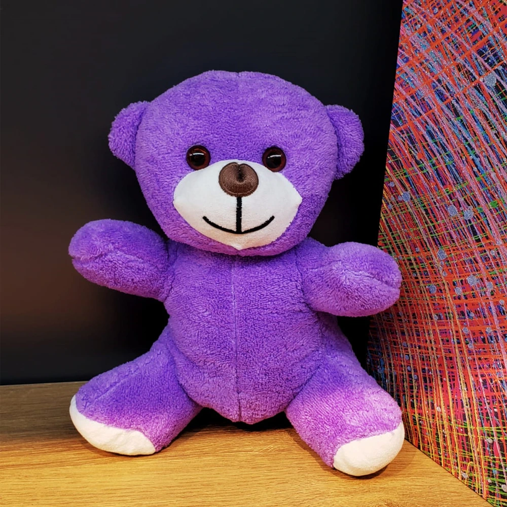 Mor Peluş Oyuncak Ayıcık ( Lisinya ) Mor Peluş Oyuncak Ayıcık ( Lisinya )