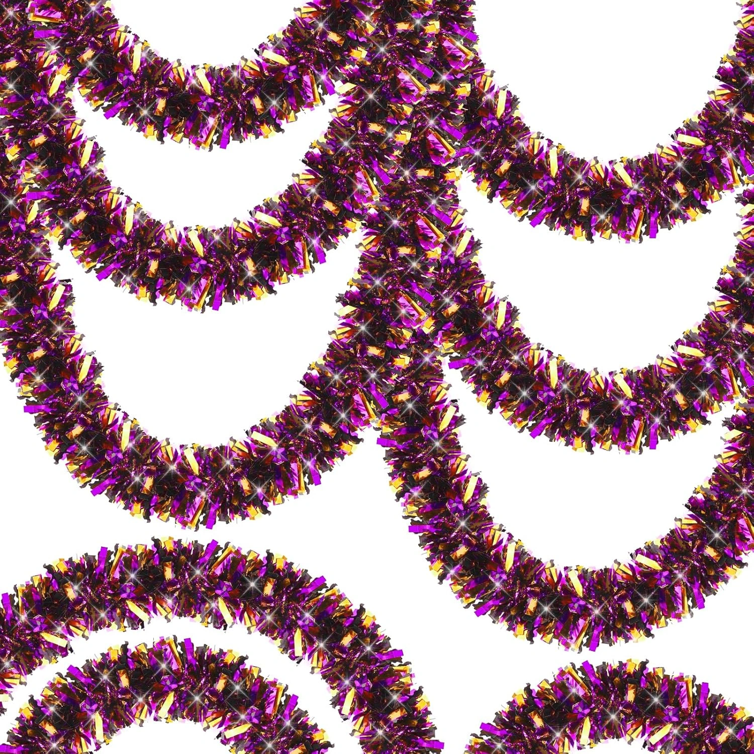 Mor Turuncu Çift Renk Sim Süs 180 Cm ( Lisinya ) Mor Turuncu Çift Renk Sim Süs 180 Cm ( Lisinya )