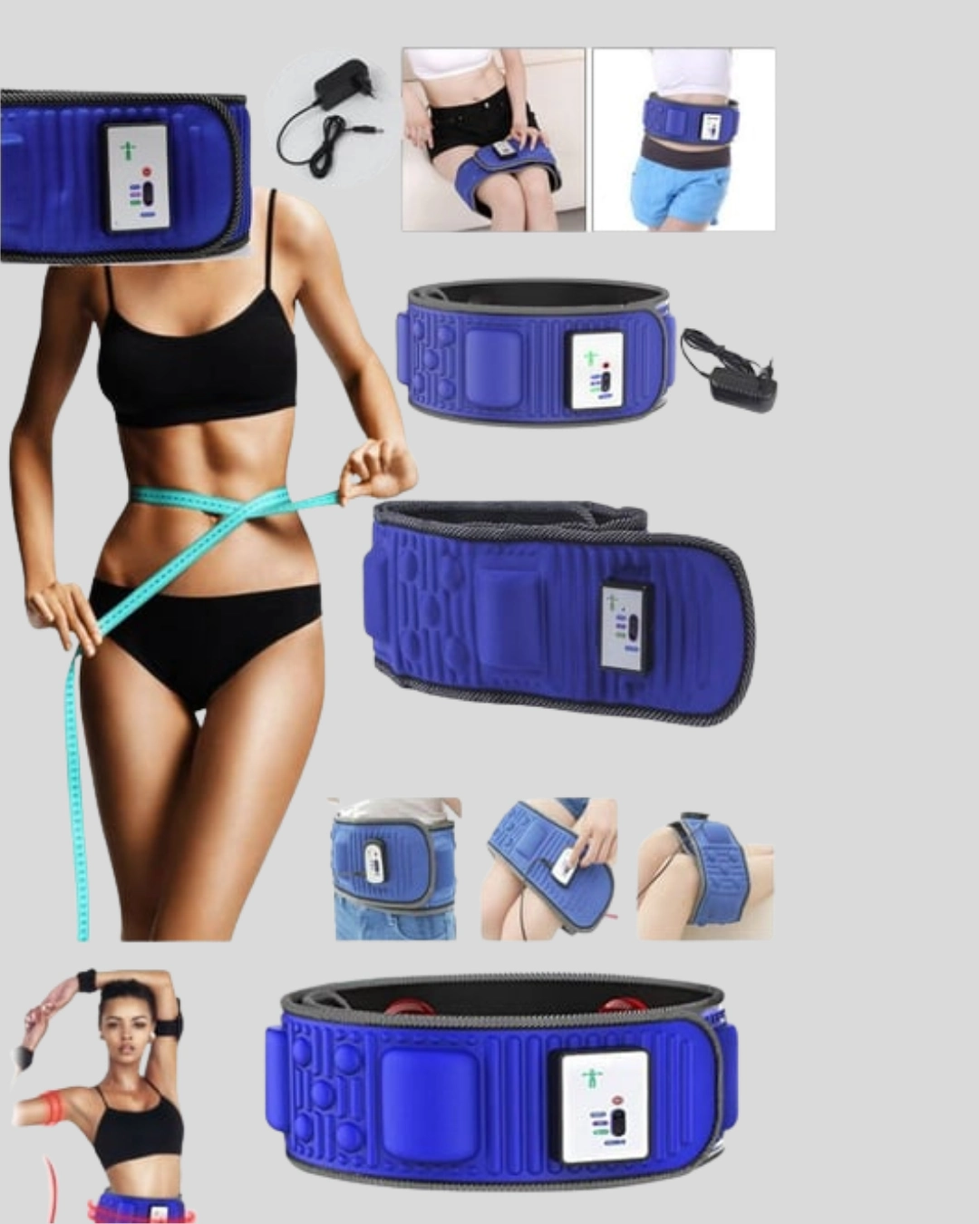 Motorlu Titreşimli Masaj Kemeri – 5 Hız Ayarı Ve 2 Fonksiyonlu Çalışma Modu ( Lisinya )