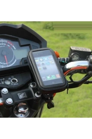 Motorsiklet Su Geçirmez Telefon Kılıfı Telefon Tutucu 7 İnç Xl ( Lisinya )