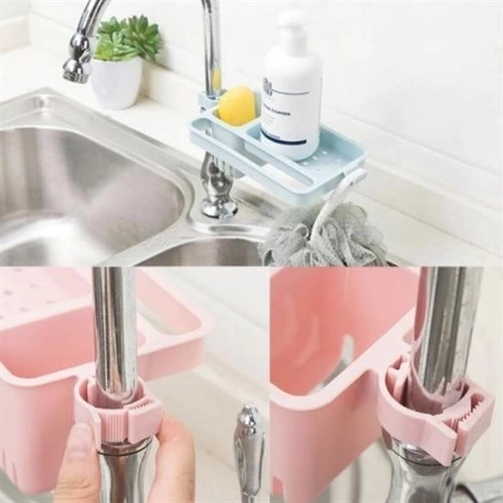 Musluğa Takılan Sünger Havlu Askılı Sabun Hazneli Mutfak Banyo Lavabo Düzenleyici Organizer ( Lisinya ) Musluğa Takılan Sünger Havlu Askılı Sabun Hazneli Mutfak Banyo Lavabo Düzenleyici Organizer ( Lisinya )