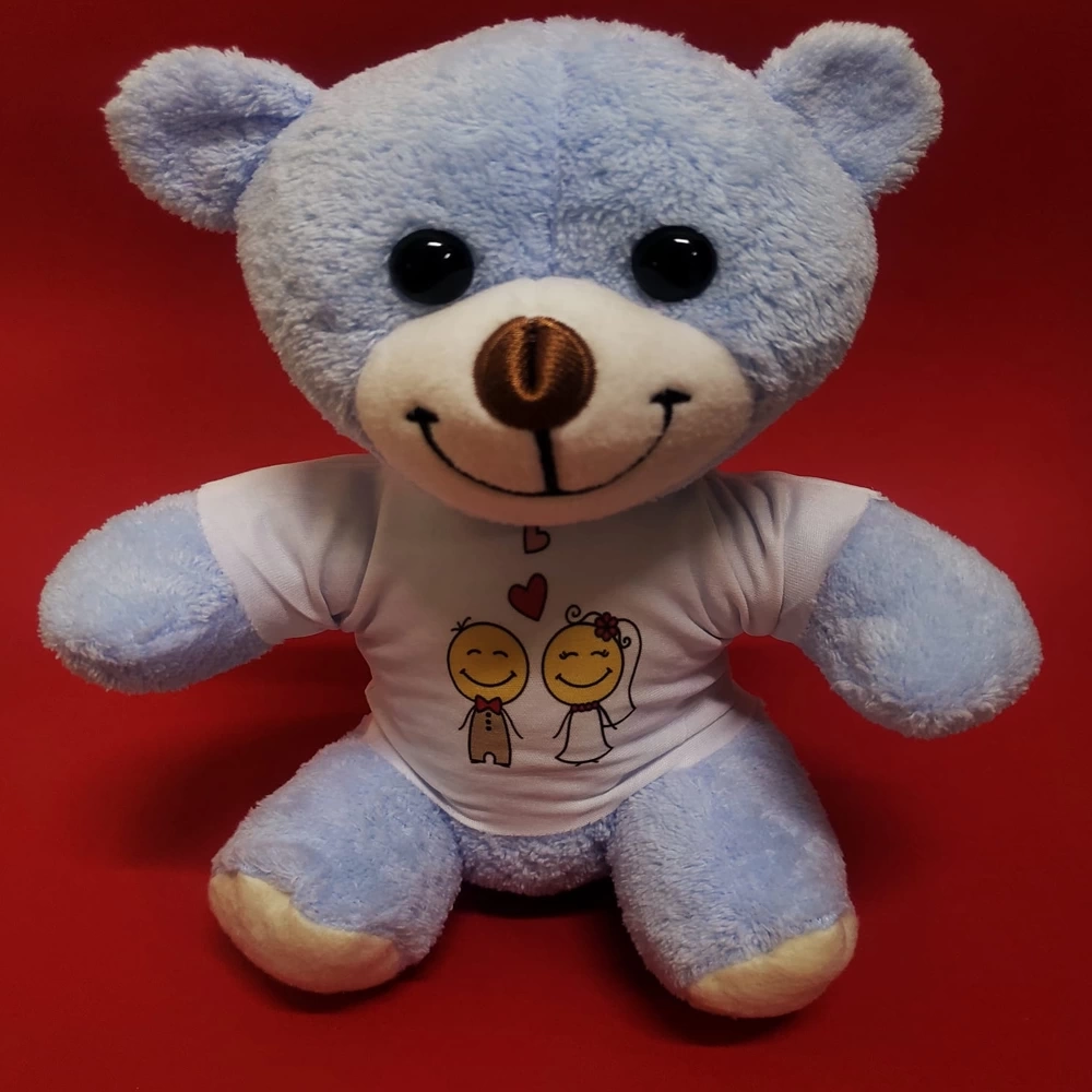Mutlu Çift Tişörtlü Peluş Ayı ( Lisinya ) Mutlu Çift Tişörtlü Peluş Ayı ( Lisinya )