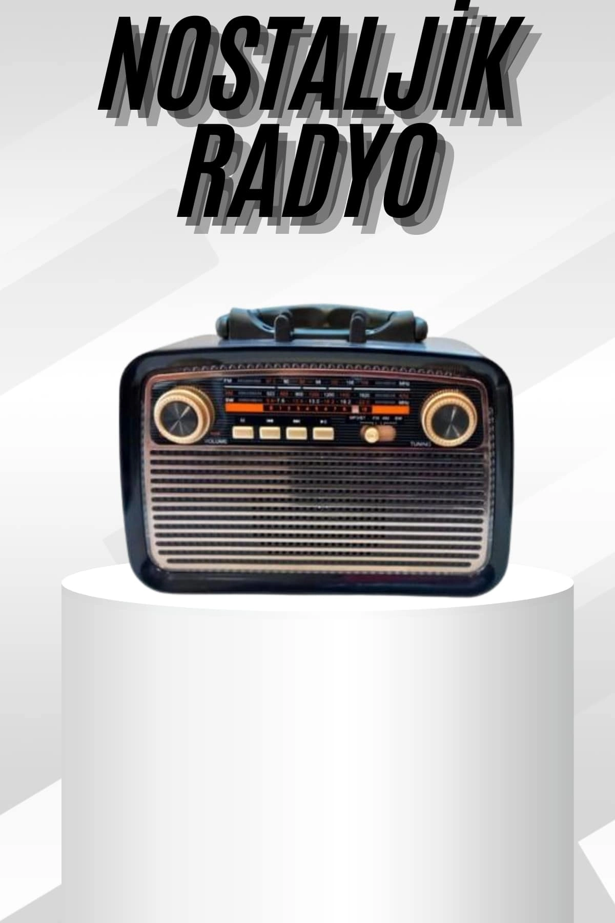 Müzik Kutusu Bluetooth Bağlantılı El Fenerli Nostaljik Tasarım Radyo ( Lisinya ) Müzik Kutusu Bluetooth Bağlantılı El Fenerli Nostaljik Tasarım Radyo ( Lisinya )