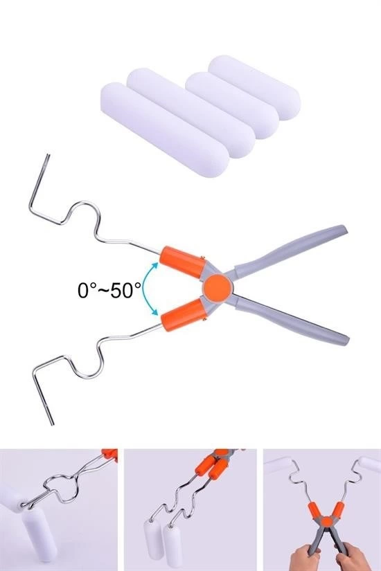 Nano Süngerli Damlatmaz Mobilya Ve Duvar Boyama Rulosu Hem Köşe Hem Düz Zemin ( Lisinya )