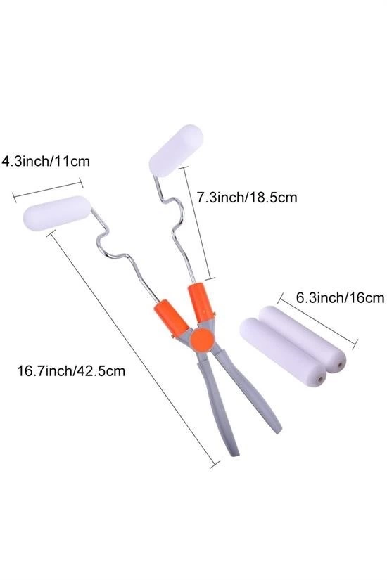 Nano Süngerli Damlatmaz Mobilya Ve Duvar Boyama Rulosu Hem Köşe Hem Düz Zemin ( Lisinya )