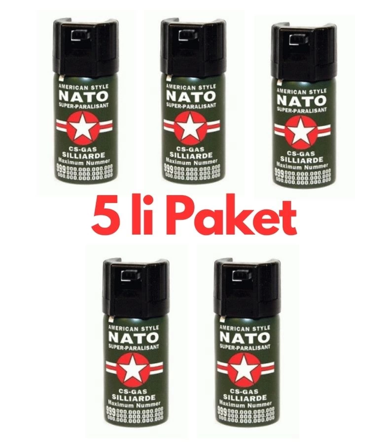 Bıber Özsavunma Gazıı 5 Adet Birden ( Lisinya )