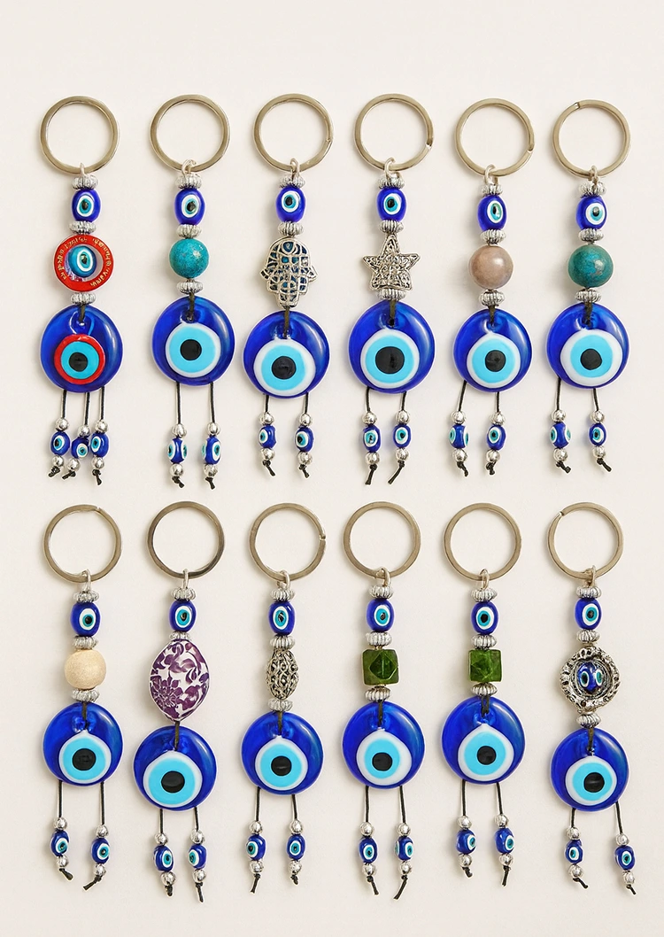 Nazar Boncuğu Anahtarlık ( Lisinya )