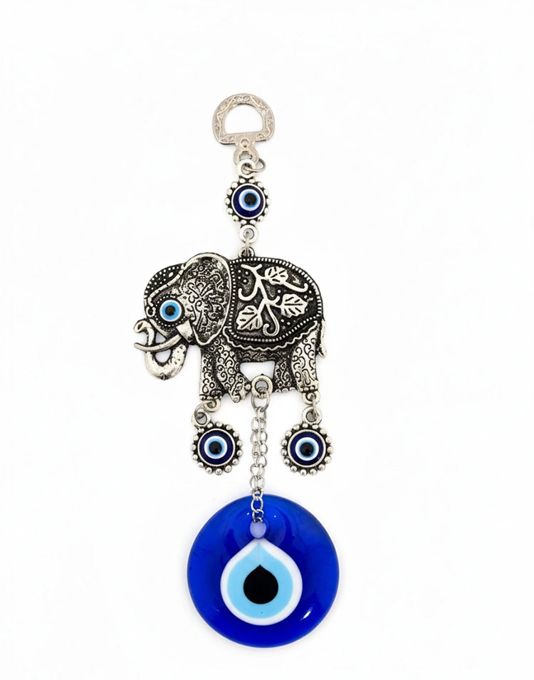 Nazar Boncuğu Tekli Fil Askılık ( Lisinya ) Nazar Boncuğu Tekli Fil Askılık ( Lisinya )