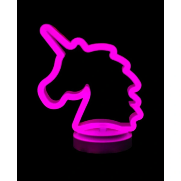 Neon Işıklı Unicorn Masa Gece Lambası ( Lisinya ) Neon Işıklı Unicorn Masa Gece Lambası ( Lisinya )