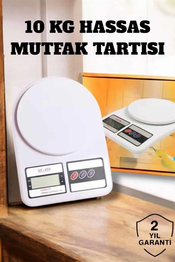 Net Lcd Ekran Ve Otomatik Kapanma Özelliği İle Uzun Ömürlü Dijital Mutfak Tartısı ( Lisinya )
