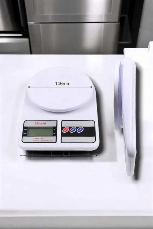 Net Lcd Ekran Ve Otomatik Kapanma Özelliği İle Uzun Ömürlü Dijital Mutfak Tartısı ( Lisinya )