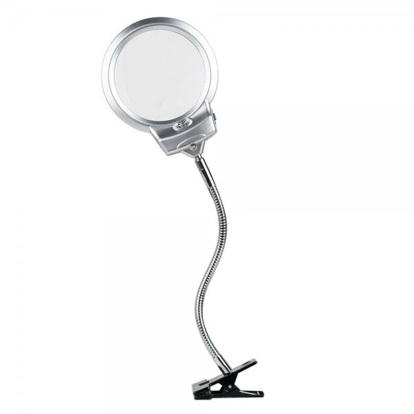 -2.5x130 Mm 5x24 Mm Led Aydınlatmalı Büyüteç,masa Üstü Metal Hortum Mandallı-mg15124-c ( Lisinya ) -2.5x130 Mm 5x24 Mm Led Aydınlatmalı Büyüteç,masa Üstü Metal Hortum Mandallı-mg15124-c ( Lisinya )