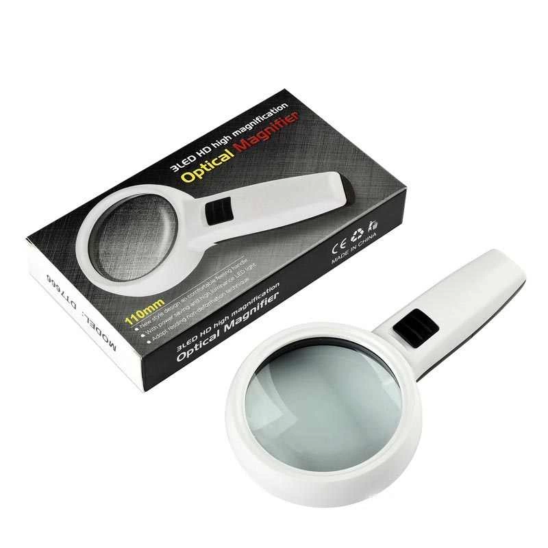 -3 Ledli 5x95mm & 10x19mm El Büyüteç, Takı, Okuma,para Kontrol Için Dt7665 ( Lisinya ) -3 Ledli 5x95mm & 10x19mm El Büyüteç, Takı, Okuma,para Kontrol Için Dt7665 ( Lisinya )