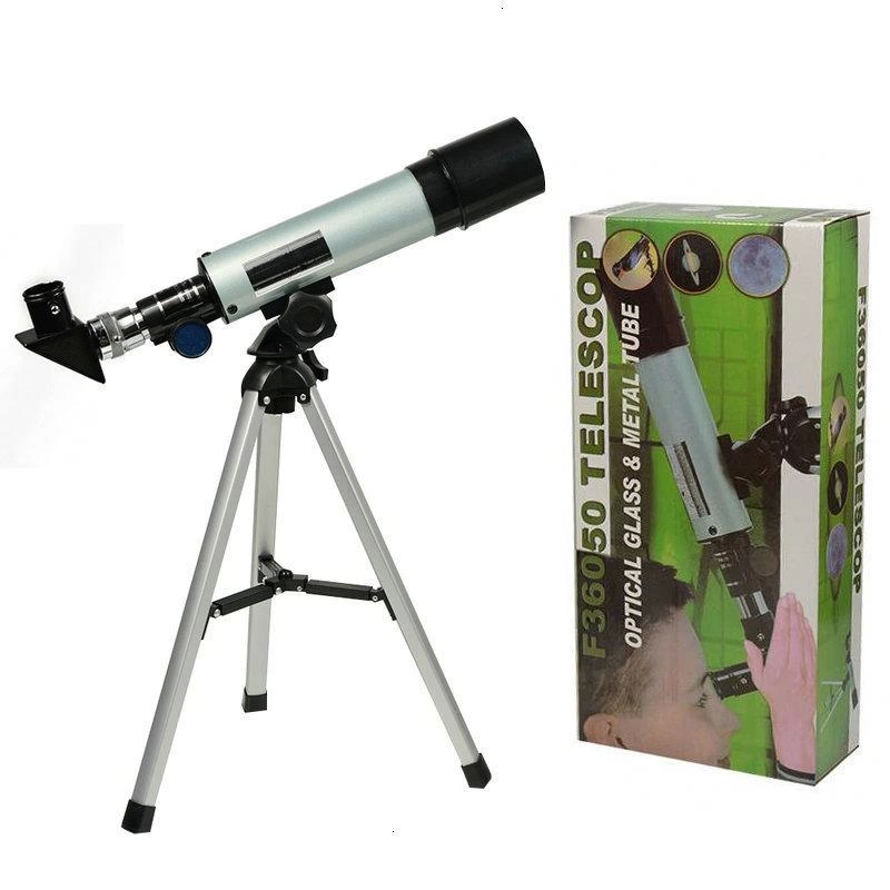 50x360 Mini Teleskop Kara Uzay Teleskobu Aliminyum Gövde Tripodlu ( Lisinya ) 50x360 Mini Teleskop Kara Uzay Teleskobu Aliminyum Gövde Tripodlu ( Lisinya )
