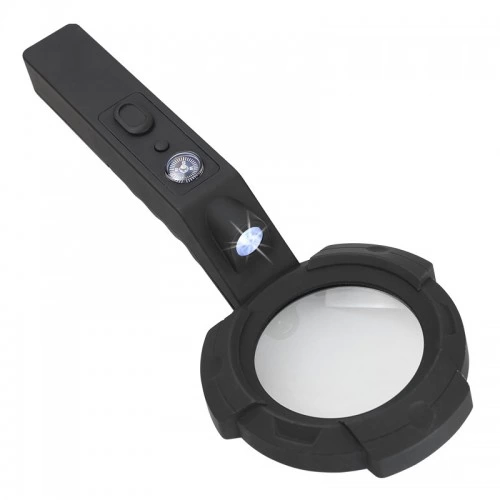-7 Led Aydınlatma,fener,pusula,4x Büyütme Okuma Büyüteç Th-600557 ( Lisinya ) -7 Led Aydınlatma,fener,pusula,4x Büyütme Okuma Büyüteç Th-600557 ( Lisinya )