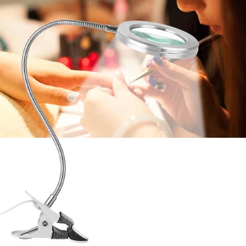 -8x Büyütmeli Mandallı, Usb Girişli Masa Lambalı, Okuma Ve Güzellik Salon İçin Büyüteç 2088a ( Lisinya ) -8x Büyütmeli Mandallı, Usb Girişli Masa Lambalı, Okuma Ve Güzellik Salon İçin Büyüteç 2088a ( Lisinya )