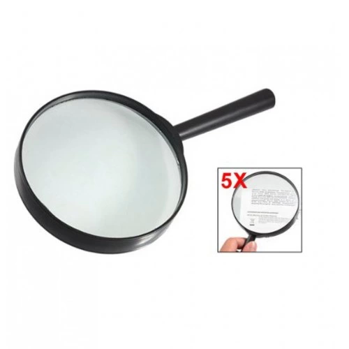 -plastik Siyah Yuvarlak Kolu 100mm Dia Büyüteç 5x Büyüteç ( Lisinya ) -plastik Siyah Yuvarlak Kolu 100mm Dia Büyüteç 5x Büyüteç ( Lisinya )