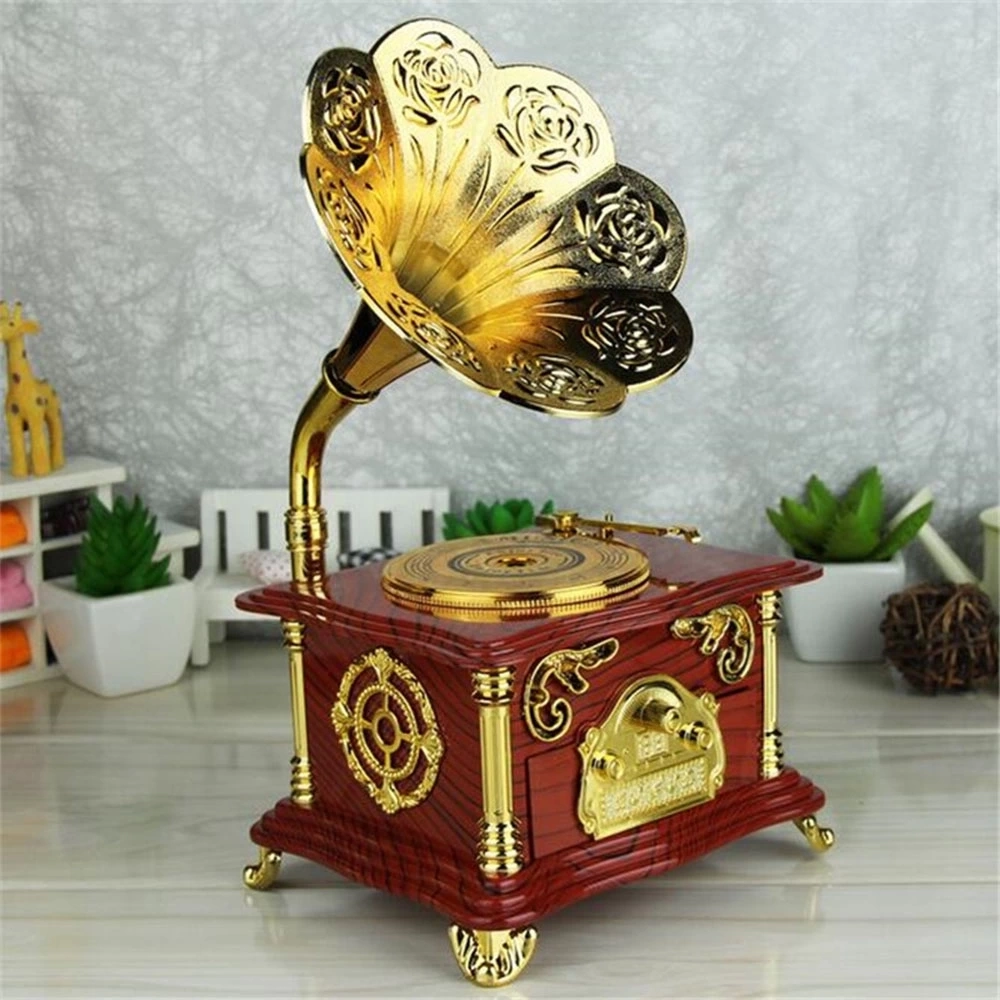 Nostaljik Gramofon Müzik Kutusu ( Lisinya )