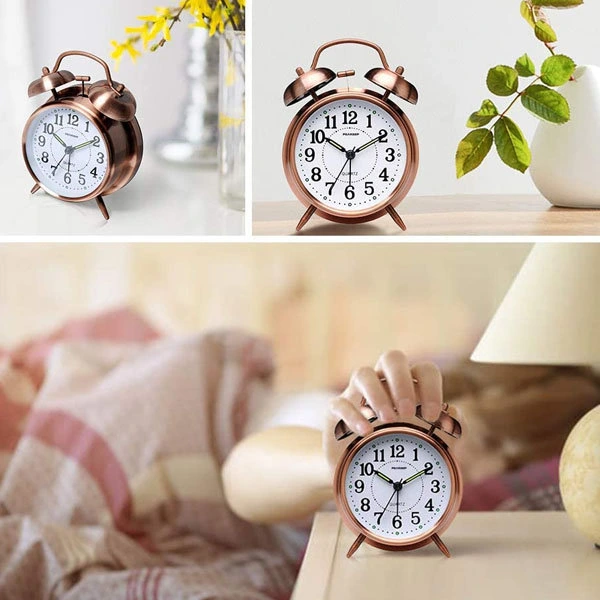 Nostaljik Metal Çalar Masa Saati Orta Boy ( Lisinya ) Nostaljik Metal Çalar Masa Saati Orta Boy ( Lisinya )