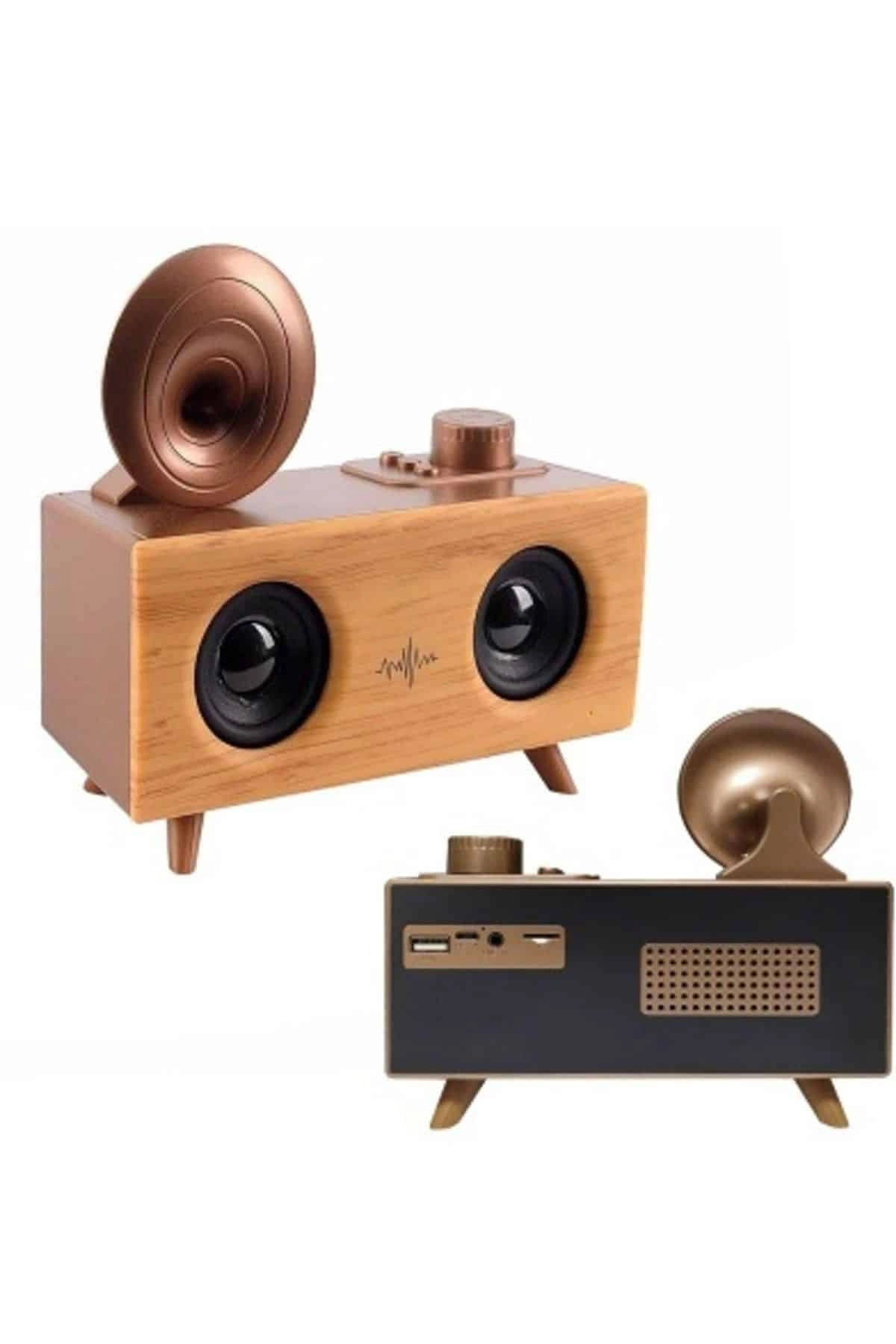 Nostaljik Radyo Bluetooth Bağlantılı Şarjlı Yüksek Ses Kaliteli ( Lisinya )