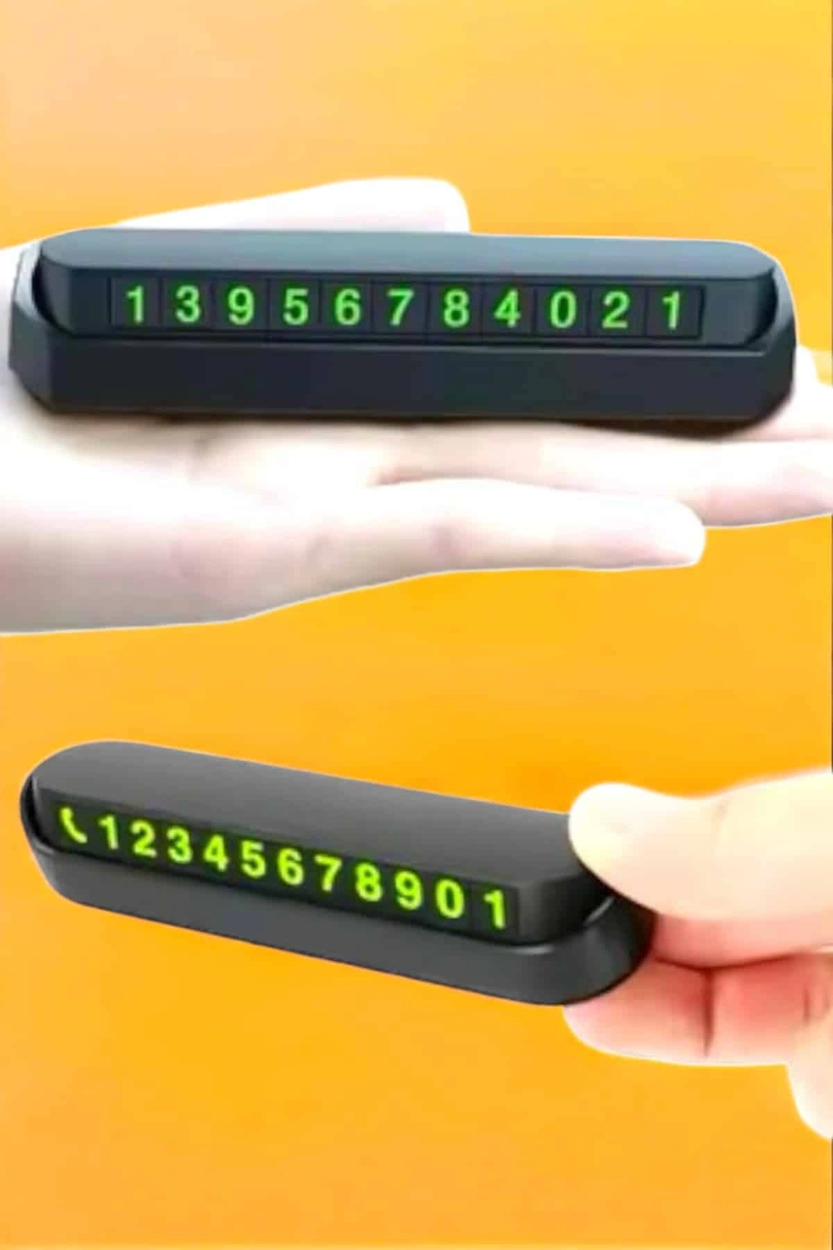 Numaralık Araç İçi Araba Araç Park Numaratör Telefon Numarası Yazma ( Lisinya )