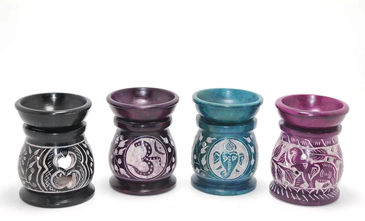 Obsidian Taşı Buhurdanlık Ksk2227 ( Lisinya )