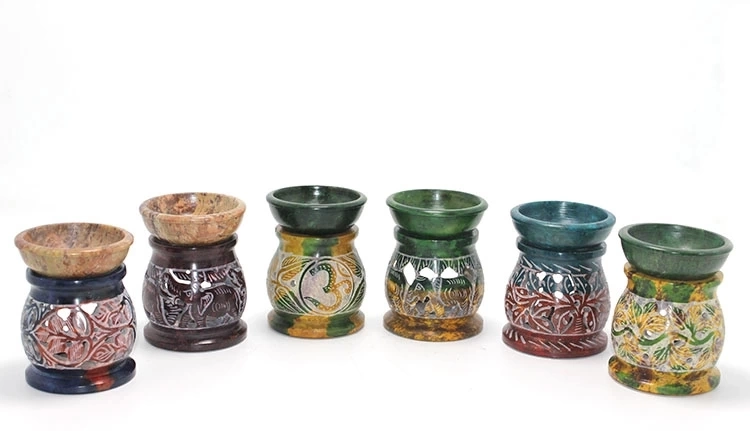 Obsidian Taşı Buhurdanlık Ksk2229 ( Lisinya )