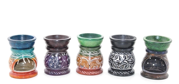 Obsidian Taşı Buhurdanlık Ksk2232 ( Lisinya )