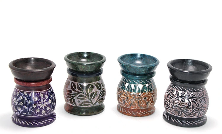 Obsidian Taşı Buhurdanlık Model 4 ( Lisinya )