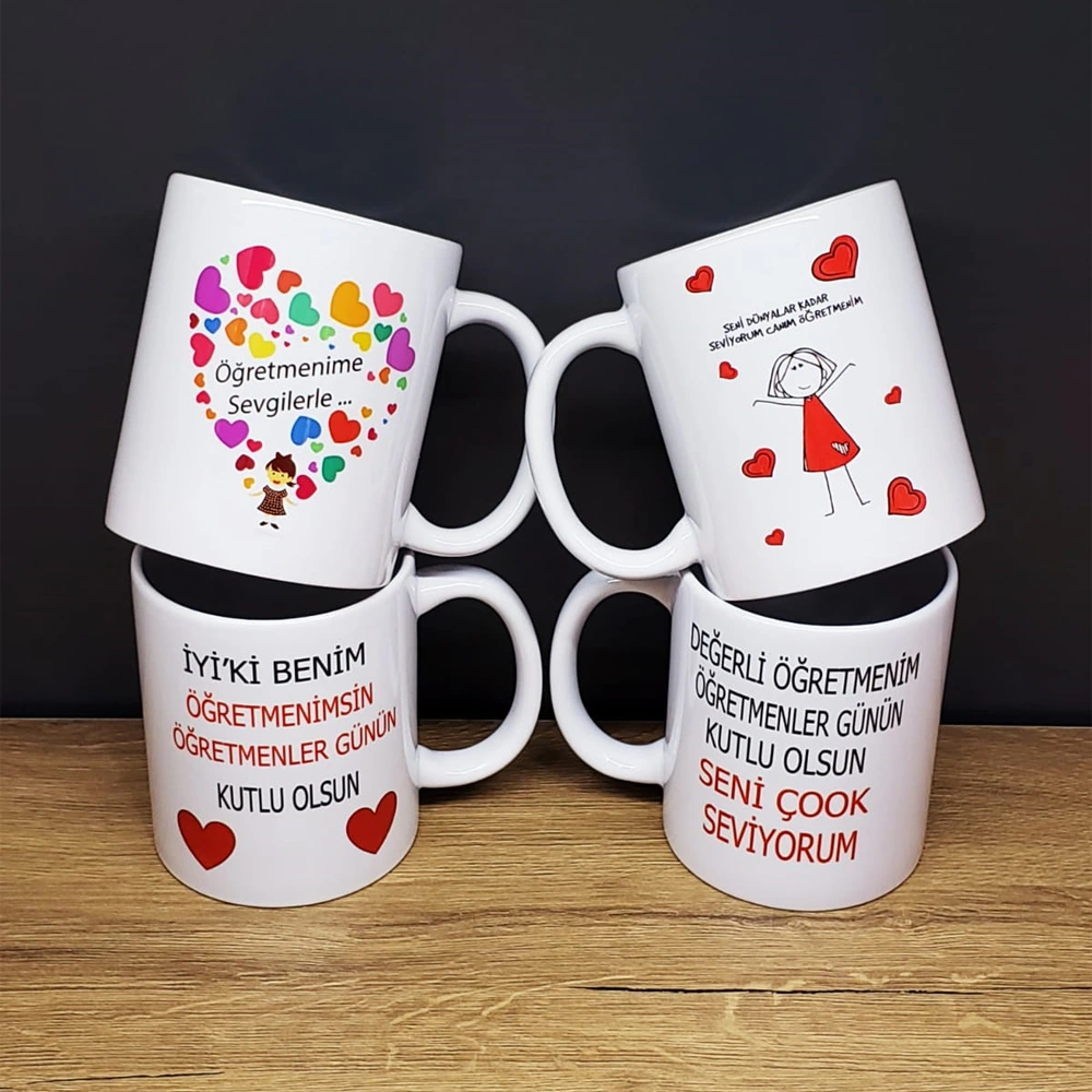 Öğretmenler Gününe Özel Baskılı Kupa Bardak ( Lisinya )
