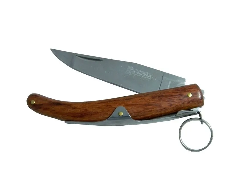 Okapi Gc2079a Kahverengi Cep Çakısı 20cm - Manuel, Ahşap Sap ( Lisinya )