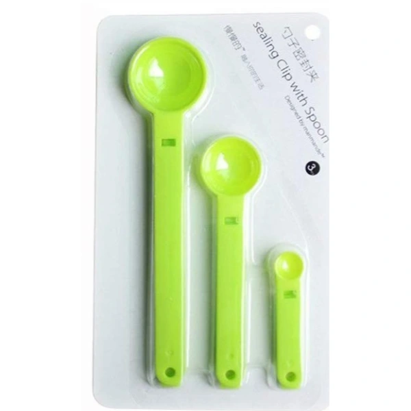 Ölçme Kaşıklı Poşet Klipsi 3'lü Paket ( Lisinya ) Ölçme Kaşıklı Poşet Klipsi 3'lü Paket ( Lisinya )