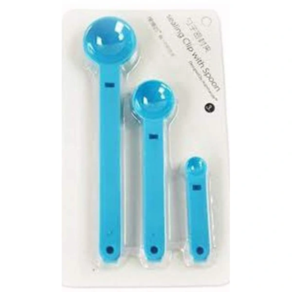 Ölçme Kaşıklı Poşet Klipsi 3'lü Paket ( Lisinya ) Ölçme Kaşıklı Poşet Klipsi 3'lü Paket ( Lisinya )